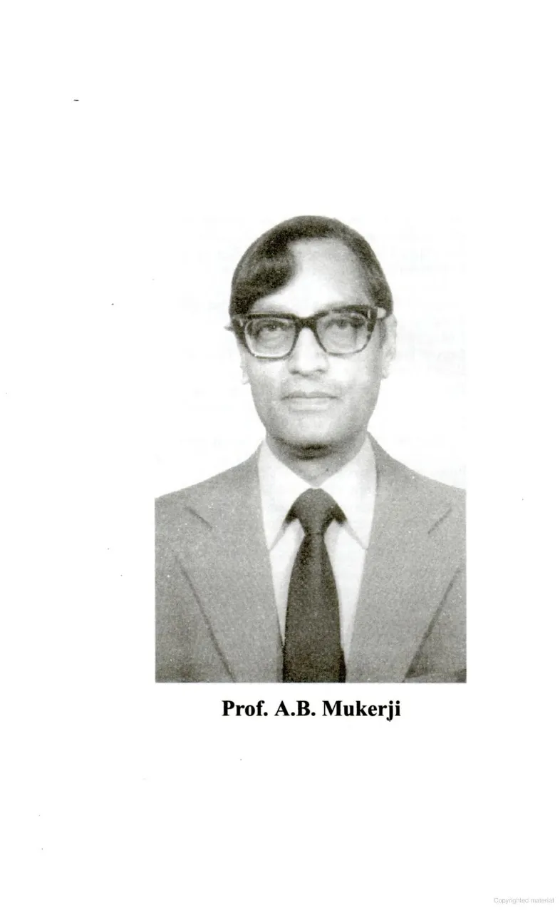 Prof A B Mukerji